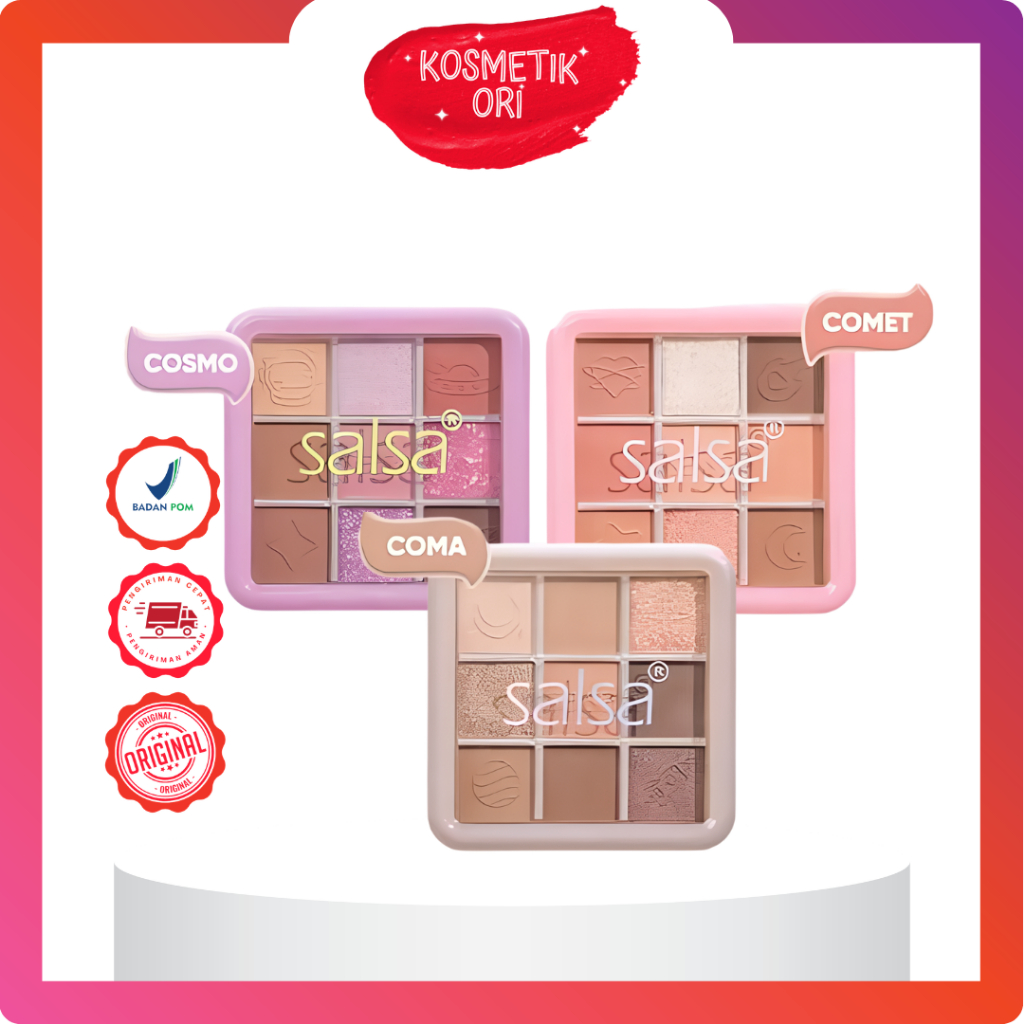 Jual SALSA Galaxy Eyeshadow – Palette Eyeshadow Series | Shopee Indonesia