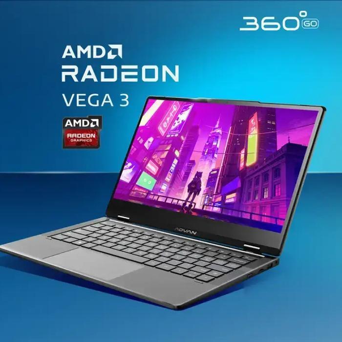 Jual LAPTOP ADVAN 360 GO 2IN1 AMD RYZEN 3 3200U 8GB 256GB 14" IPS TOUCH | Shopee Indonesia