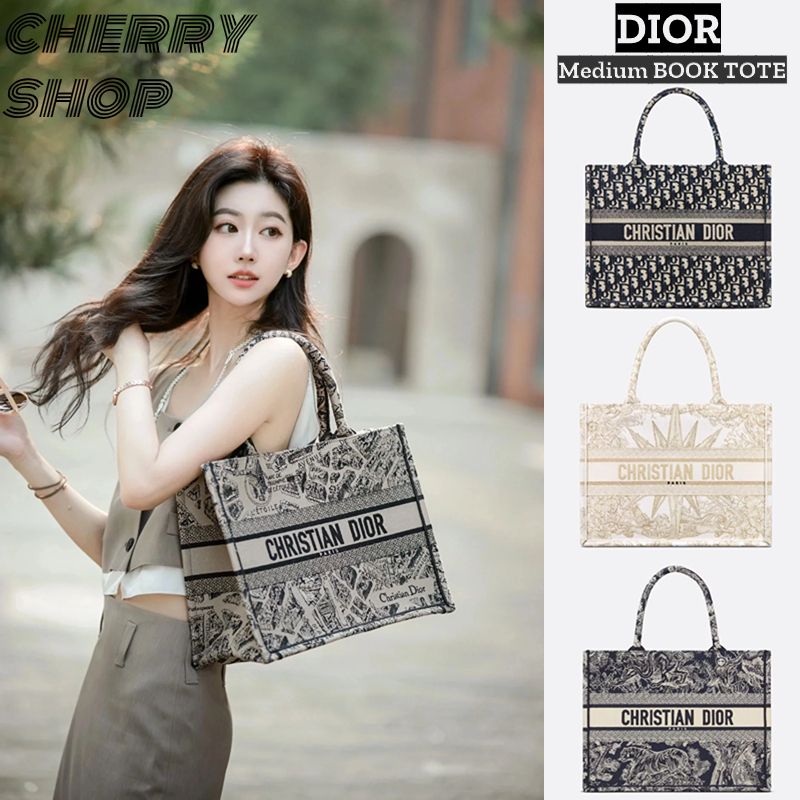 Jual Dior Medium Book Tote bag Tas Tote Buku Medium Dior | Shopee Indonesia
