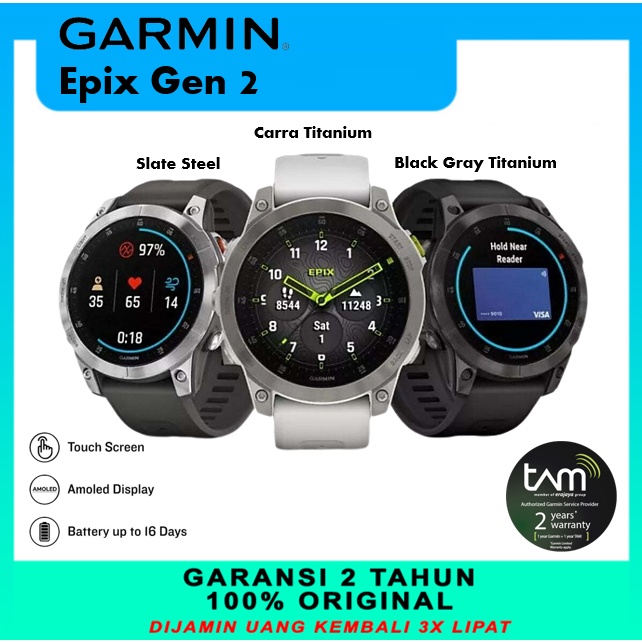 Jual Garmin Epix Gen 2 | Shopee Indonesia