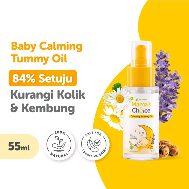 Mama’s Choice Baby Calming Tummy Oil Minyak Telon Bayi 55 ml