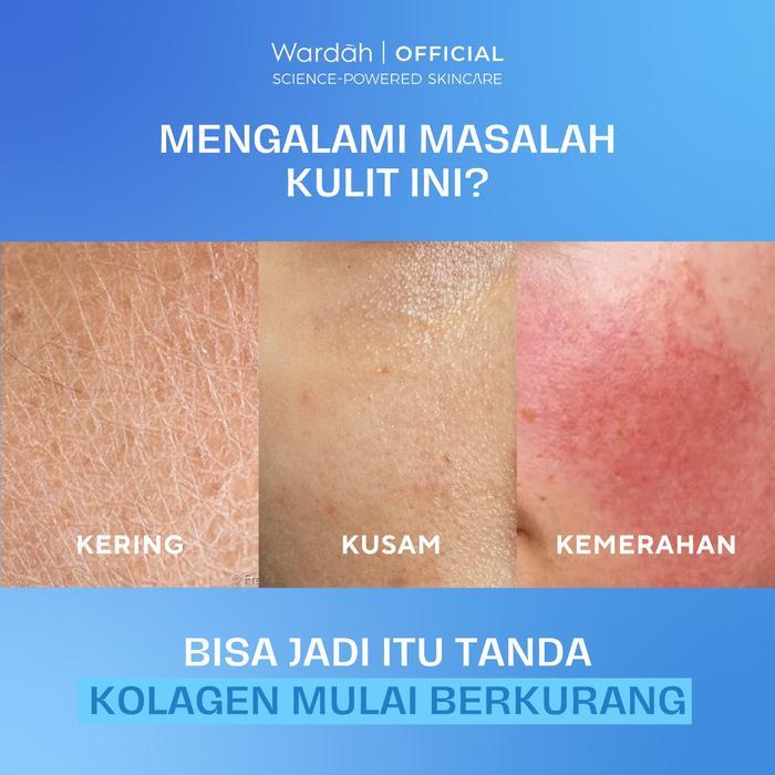 Wardah Sunscreen Uv Shield Collagen Peptide Sunscreen Serum, Glow, Sunscreen Wajah Spf 50 Pa++++ 30
