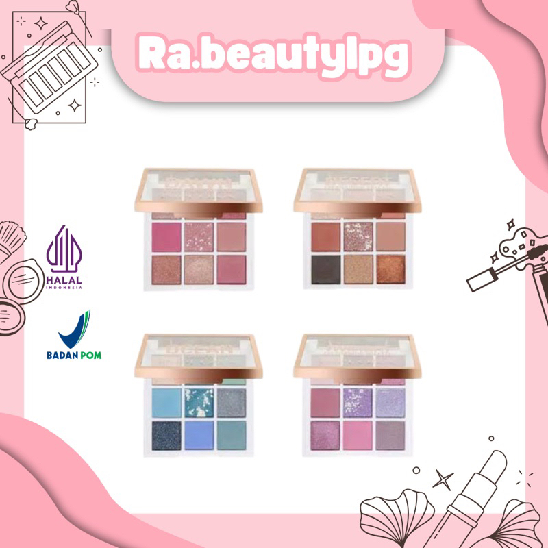 [RAbeauty_lampung] Implora Eyeshadow Palette Dawn | Twilight | Ocean | Desert - 9 Colors