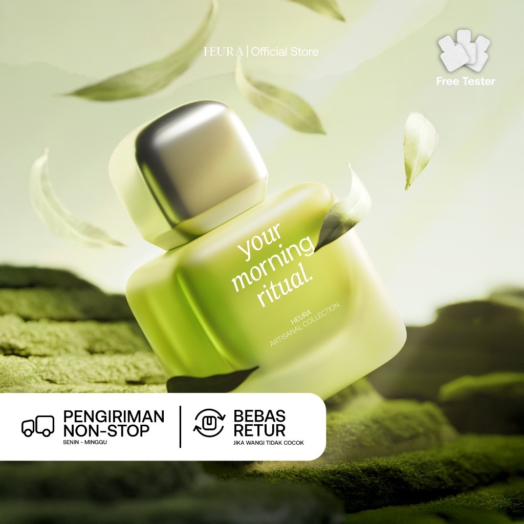 HEURA Your Morning Ritual - Extrait de Parfum - Aroma Teh Jasmine Magnolia Floral | Inspired parfum 30ml