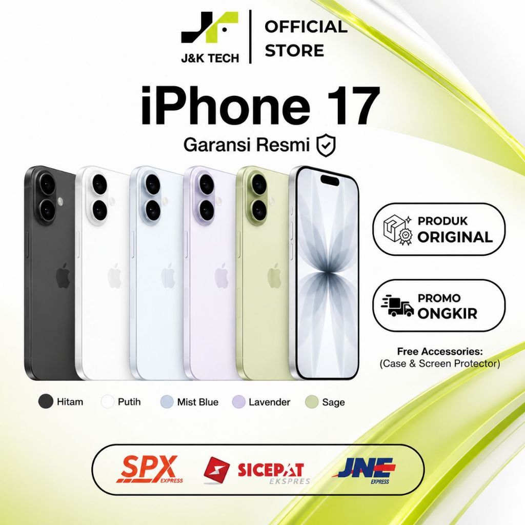 IPHONE 17 256 NEW GARANSI RESMI