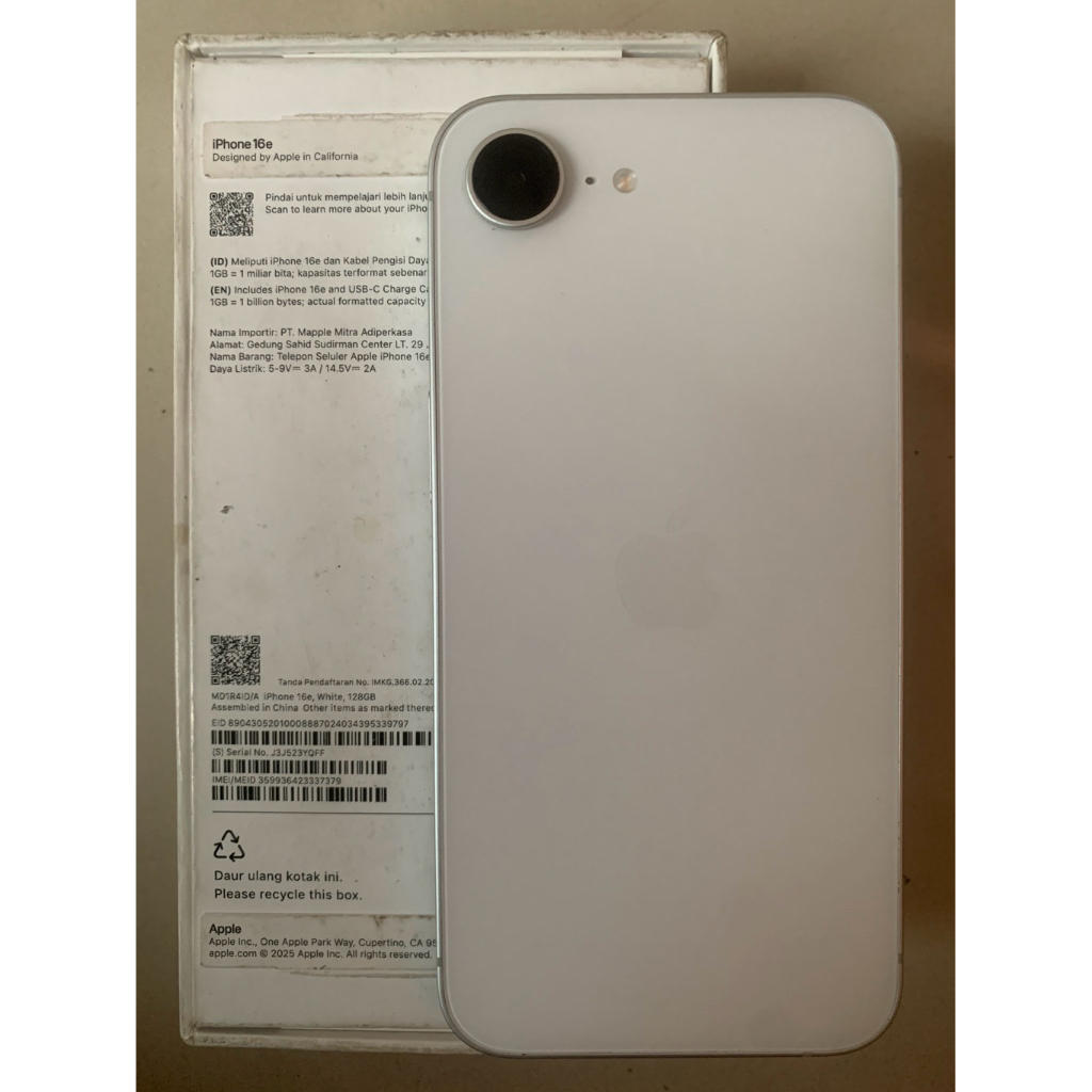 Jual iPhone 16e 128GB Garansi Resmi iBox atau Digimap | Shopee Indonesia