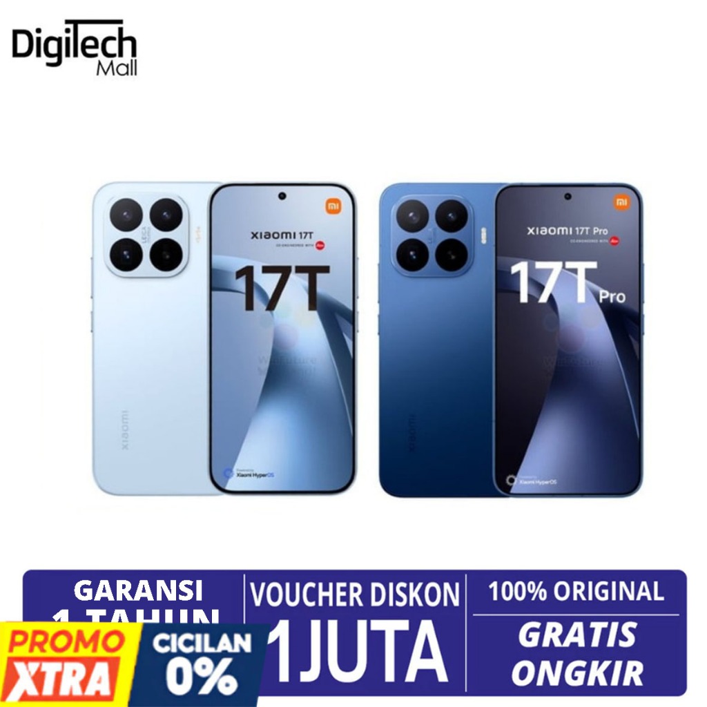 Jual Xiaomi 17T | 17T Pro 5G 12/512GB Garansi Resmi - Dimensity 9500 Leica Lens | Shopee Indonesia