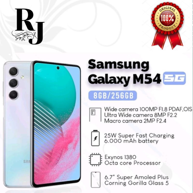 Jual SAMSUNG GALAXY M54 5G RAM 8/256GB, GARANSI RESMI SAMSUNG INDONESIA SEIN | Shopee Indonesia