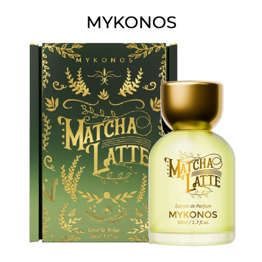 Parfum Mykonos Matcha Latte Extrait 50ml - Aroma Tenang & Lembut