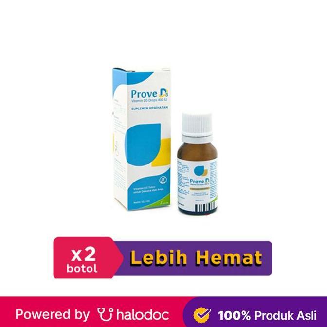 Prove D3 Drops 12.5 ml 2 Botol - Hemat Borongan