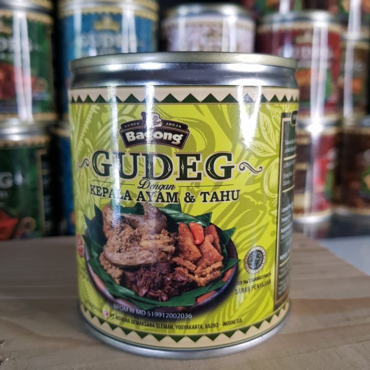 GUDEG-Gudeg Yu djum Bagong Gudeg Kaleng Tahu kepala ayam 300gram. Gudeg khas Oleh oleh Jogja | Lazada Indonesia
