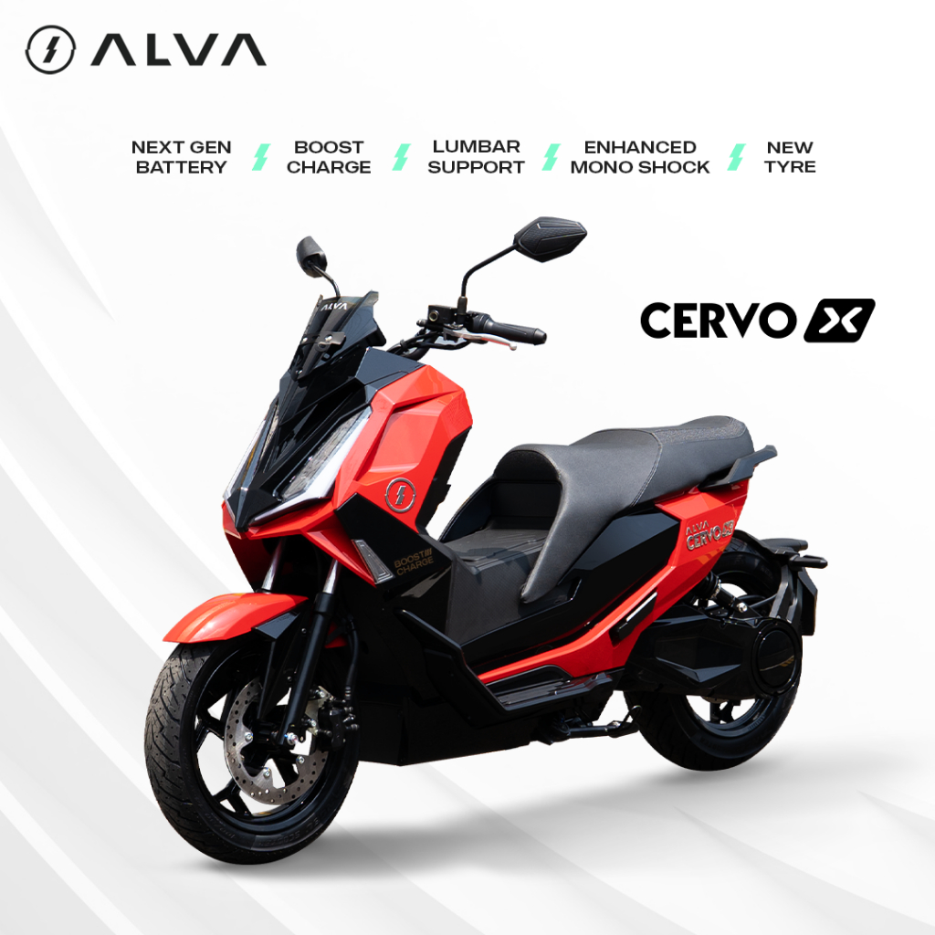 Jual ALVA - ALVA CERVO X Sepeda Motor Listrik 1 Baterai | Shopee Indonesia