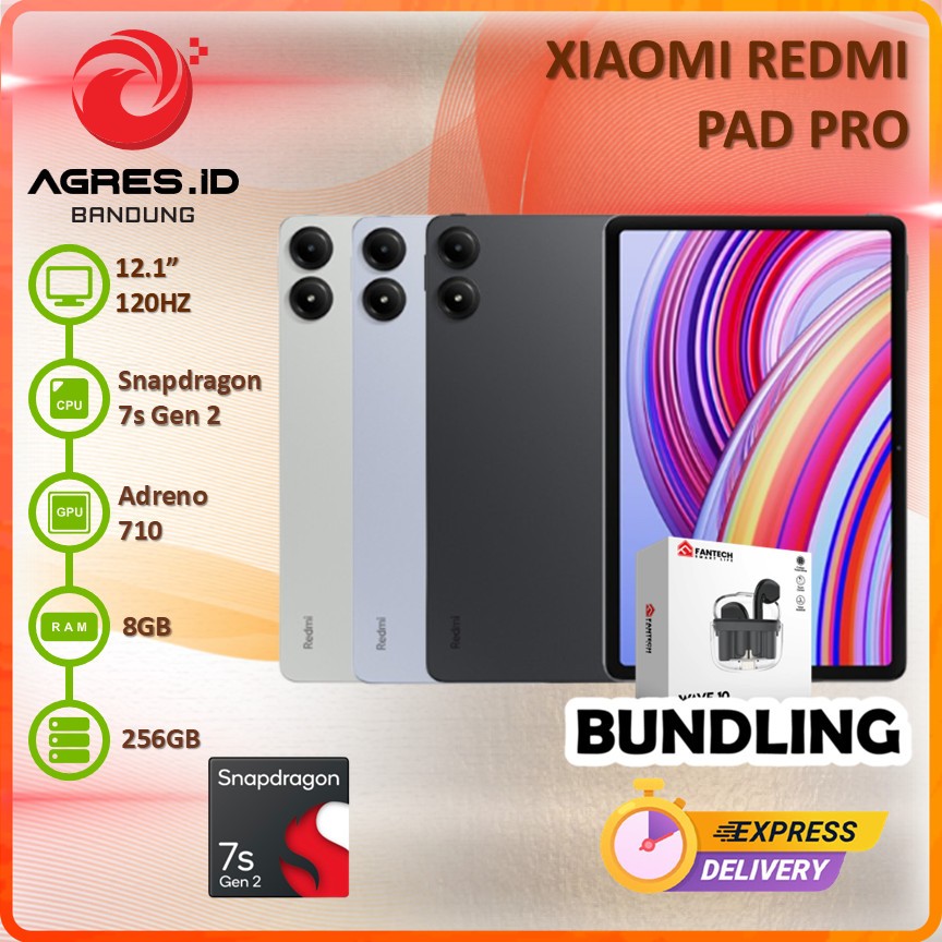 Jual XIAOMI REDMI PAD PRO 8GB 256GB GARANSI RESMI INDONESIA | Shopee Indonesia