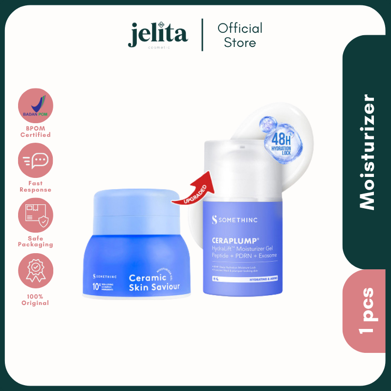 Jelita Cosmetics - Somethinc Ceraplump Hydralift Moisturizer Gel