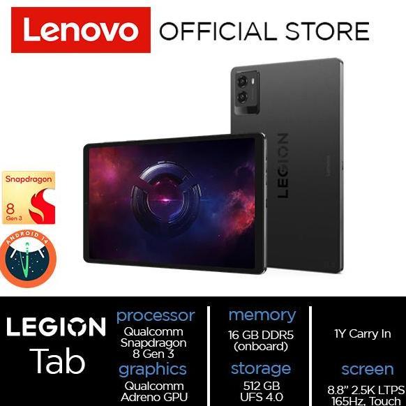 NEW LENOVO LEGION TAB (8.8", 3) QUALCOMM SNAPDRAGON 8 GEN 3 MOBILE PLATFORM 6550MAH ORI