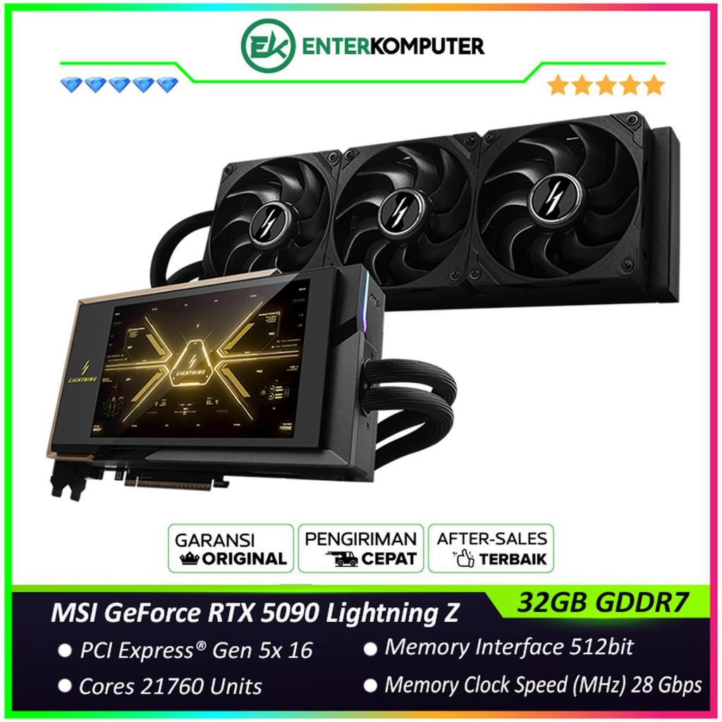 Jual MSI GeForce RTX 5090 32GB GDDR7 Lightning Z | Shopee Indonesia