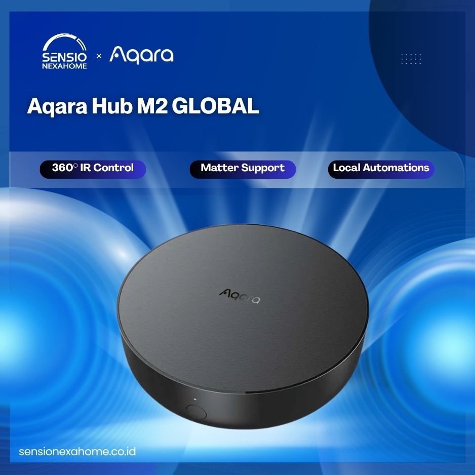 Aqara Hub M2 GLOBAL – Smart Home Bluetooth Gateway Zigbee 3.0 Kompatibel Apple HomeKit & Siri