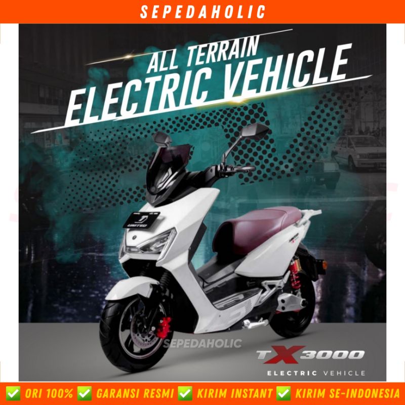 Jual Sepeda Motor Listrik UNITED TX3000 E Motorcycle Electric Bike TX 3000 | Shopee Indonesia