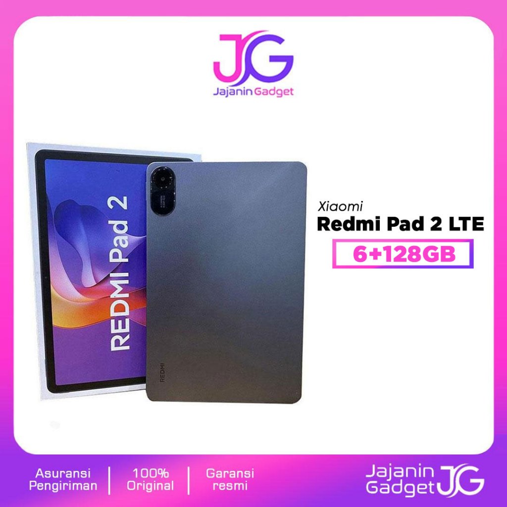 Jual Xiaomi Redmi Pad 2 LTE 6/128GB Garansi Resmi Indonesia | Shopee Indonesia