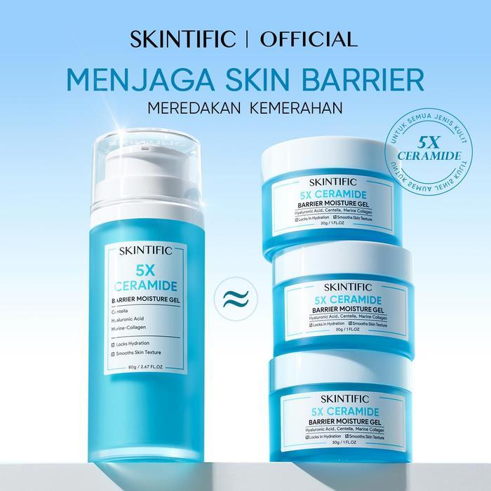 SKINTIFIC 5X Ceramide Barrier Repair Moisture Gel 80G - 80G