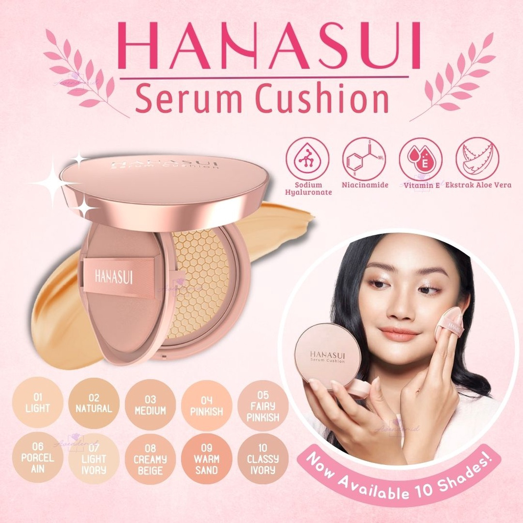 HANASUI SERUM CUSHION SOULMATTE - 10 SHADES