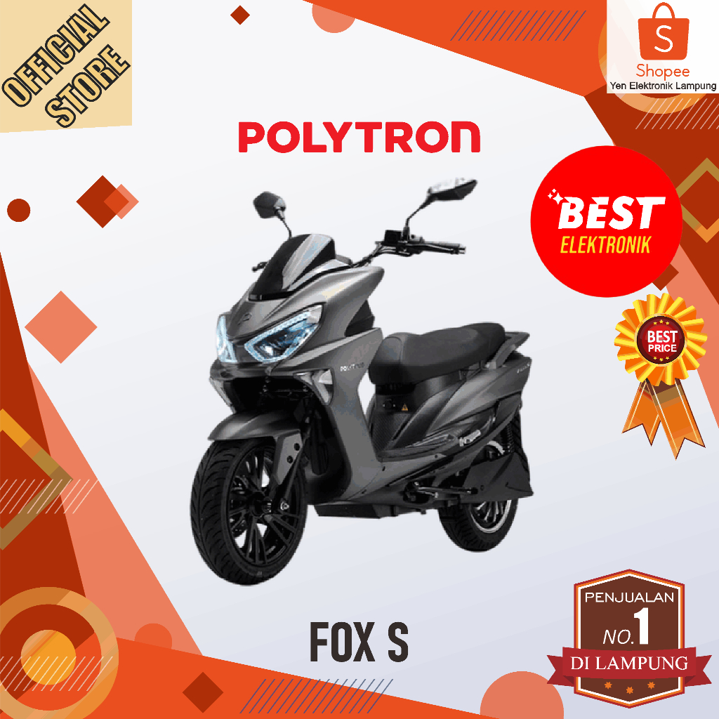 Jual Motor Listrik POLYTRON Fox S Sepeda Motor Listrik | Shopee Indonesia