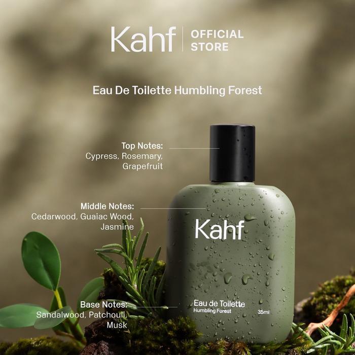 New Kahf Eau De Toilette Revered Oud Humbling Forest Invigorating Waterfall