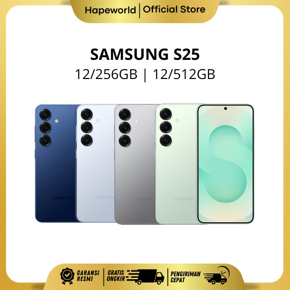Samsung Galaxy S25 (12/256GB) (12/512GB) - GARANSI RESMI