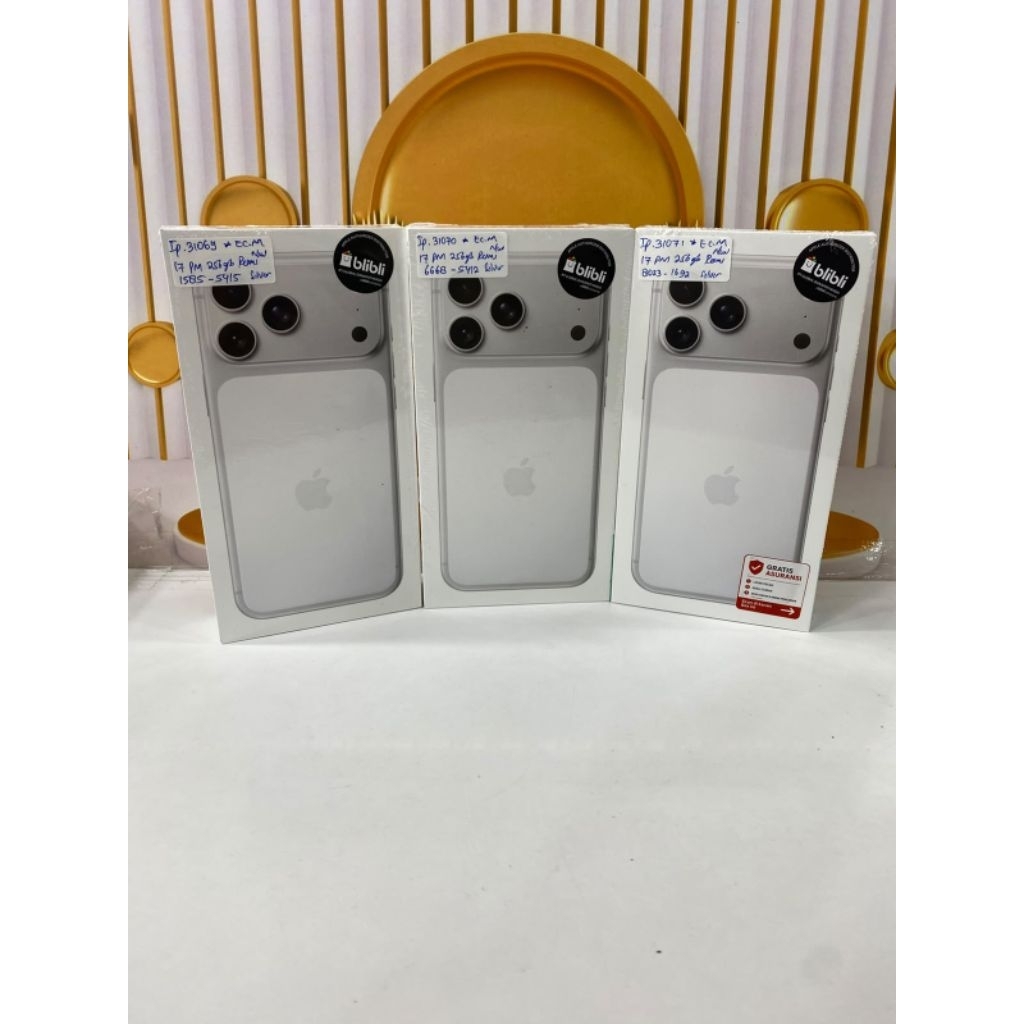 Iphone 17 Promax 256Gb Silver New (Resmi)