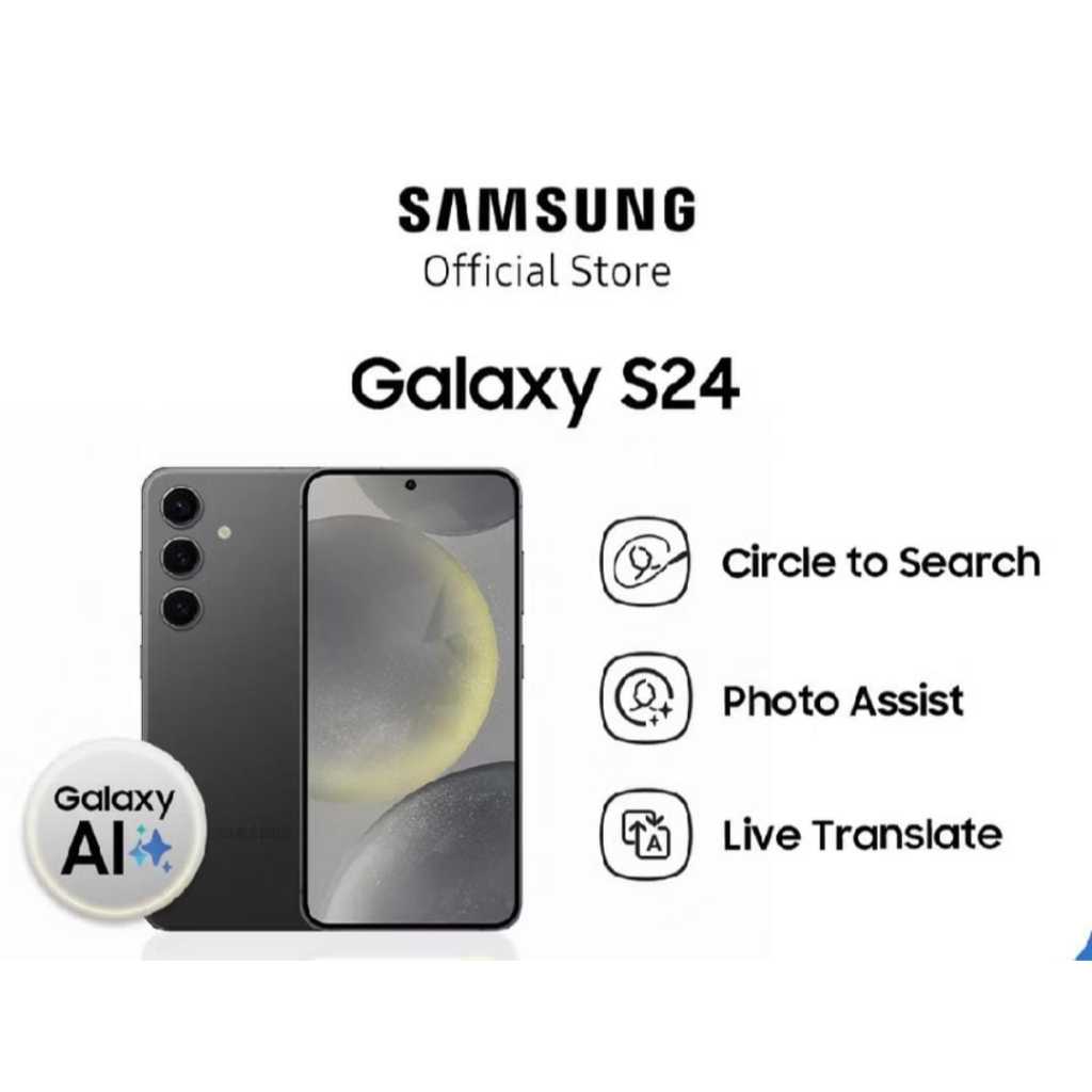 SAMSUNG GALAXY S24 5G 8GB RAM+256GB ROM & 8GB RAM+512GB ROM GARANSI RESMI