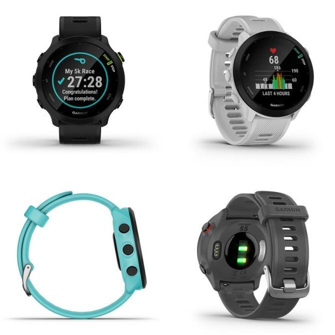 GARANSI Garmin Forerunner 55 FR55 FR 55 Original Smartwatch 5ATM Fitness Tracker Smart Watch Running Jam Tangan Garansi Resmi TAM 2 Tahun