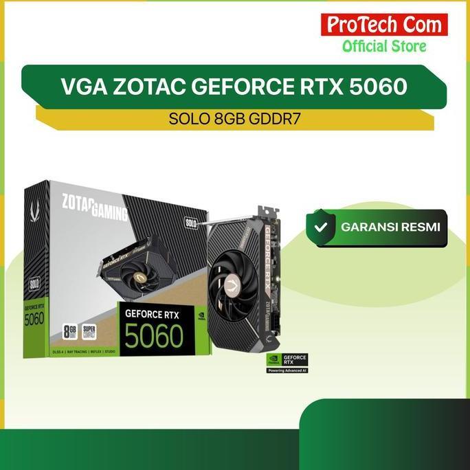 VGA ZOTAC GEFORCE RTX 5060 SOLO 8GB GDDR7