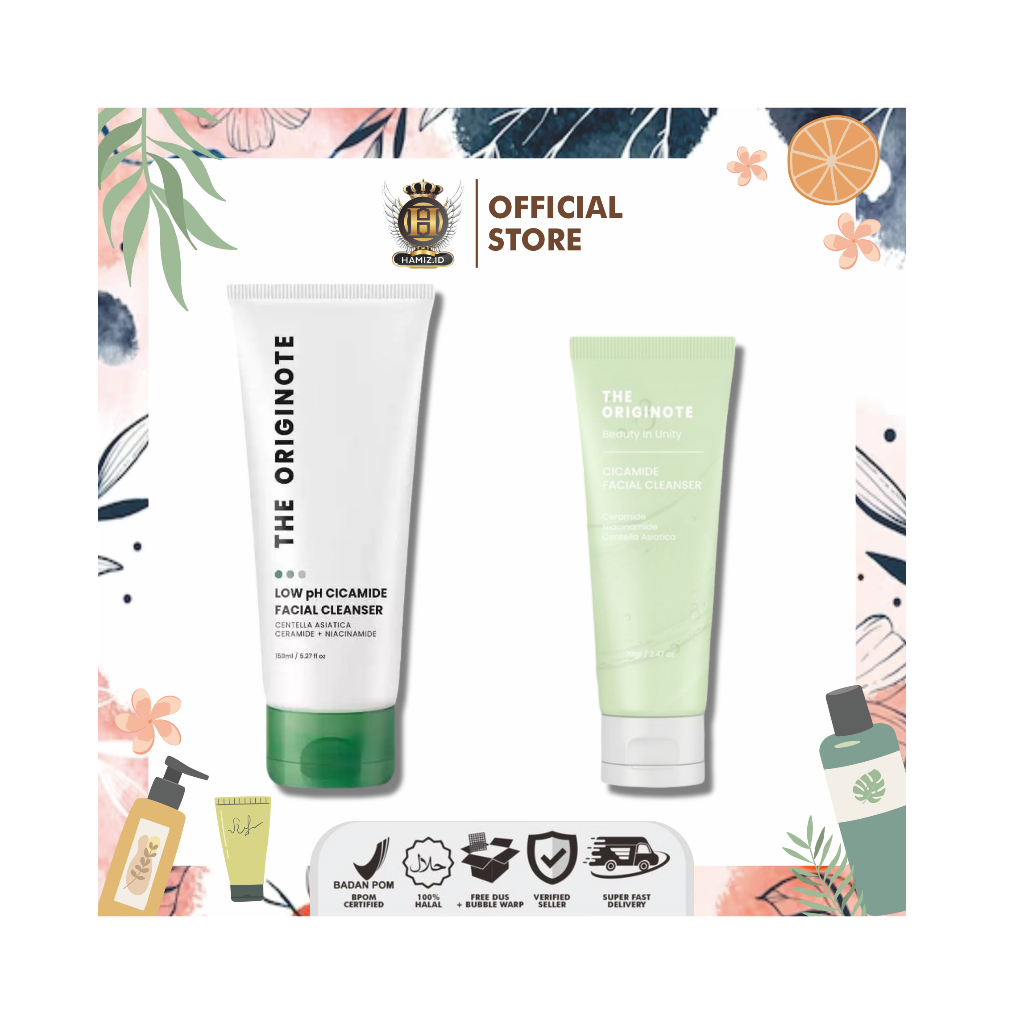 The Originote LOW pH Cicamide Facial Cleanser - Pembersih Wajah | 70gr - 150gr