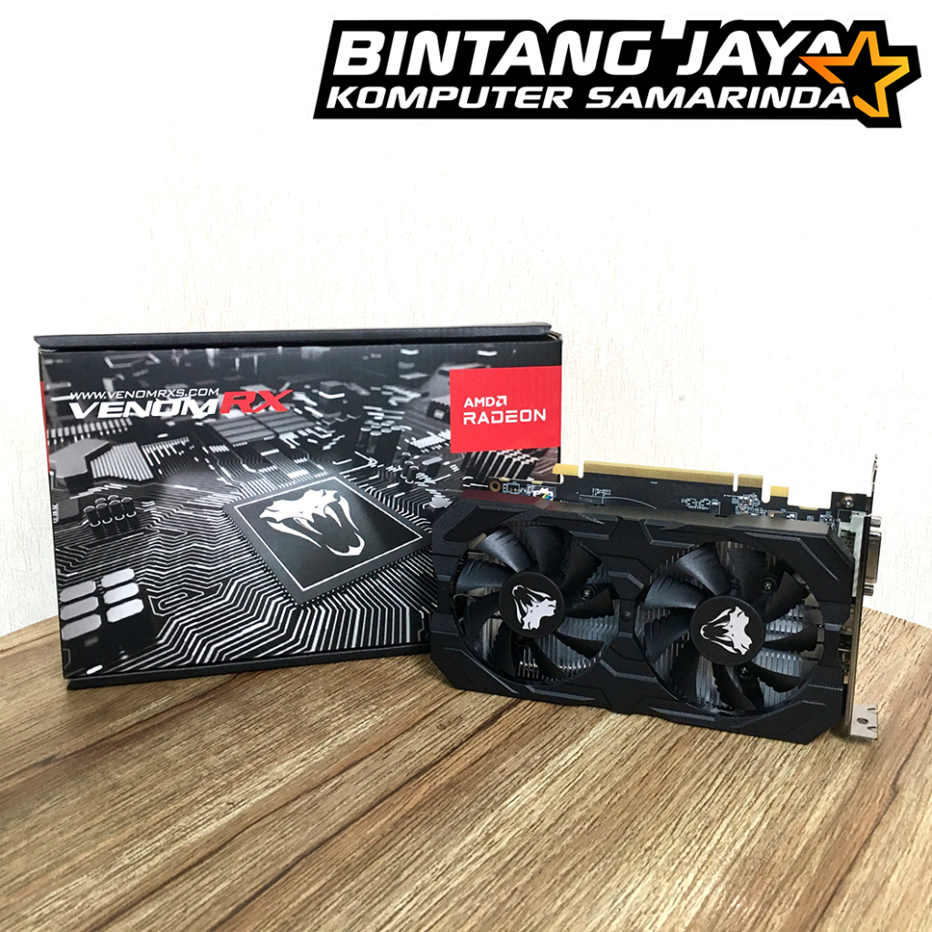 VGA VenomRX AMD Radeon RX 580 GDDR5 8GB DVI + DP + HDMI