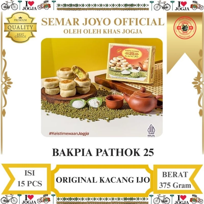 Jual [TERLARIS] Di jakarta Bakpia Pathok 25 khas Jogja | Shopee Indonesia
