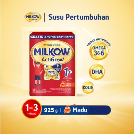 Milkow Actigrow 1+ MADU 925 gr Wings Nutrition