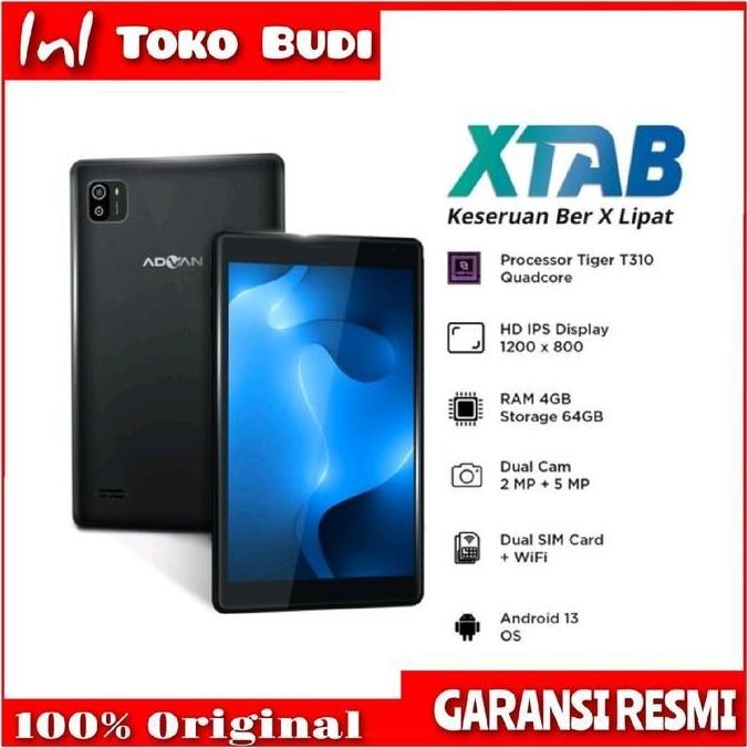 Advan Xtab 4Gb/64Gb Garansi Resmi advan Indonesia