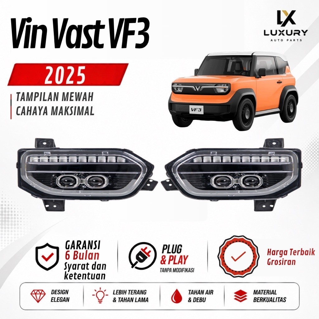 Jual LAMPU DEPAN Vinfast VF3 Head Light vinfast VF3 Lampu Utama | Shopee Indonesia