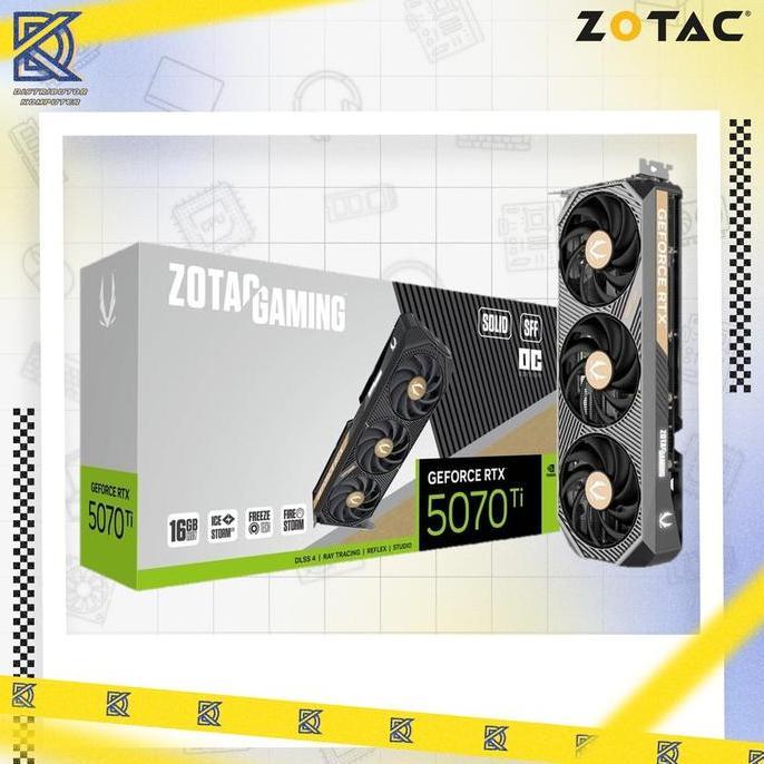 ZOTAC VGA GEFORCE RTX 5070 TI SOLID SFF OC 16GB GDDR7