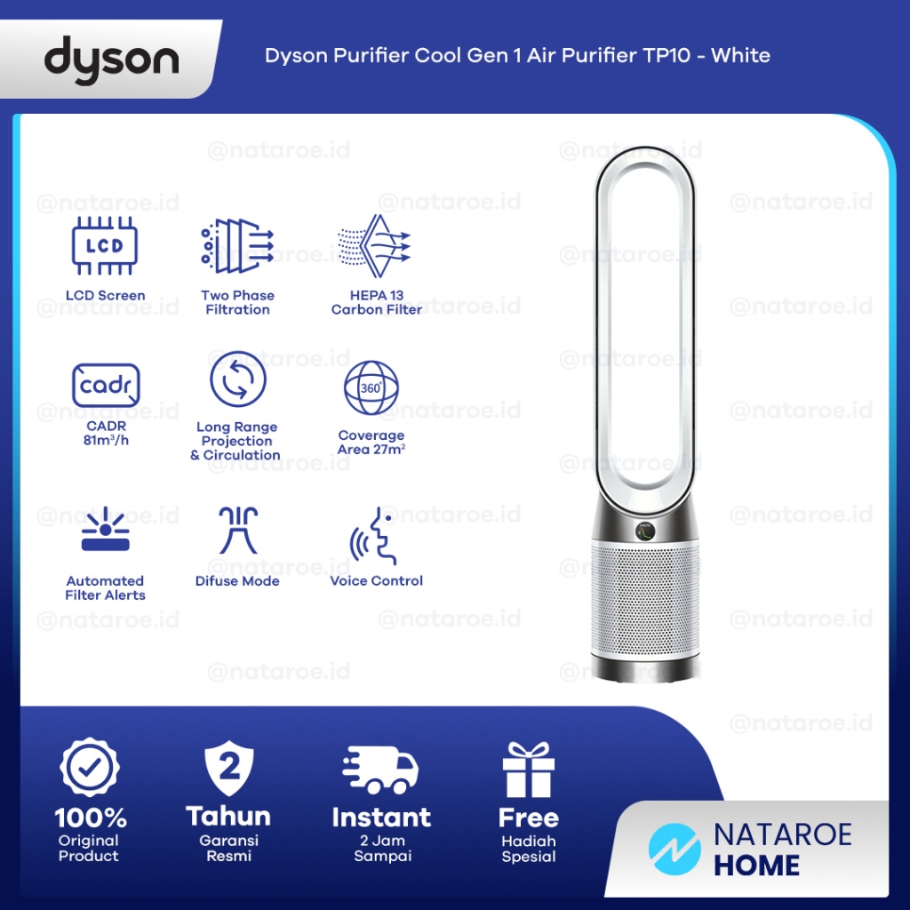 Jual Dyson Purifier Cool Gen 1 Air Purifier TP10 - White | Shopee Indonesia