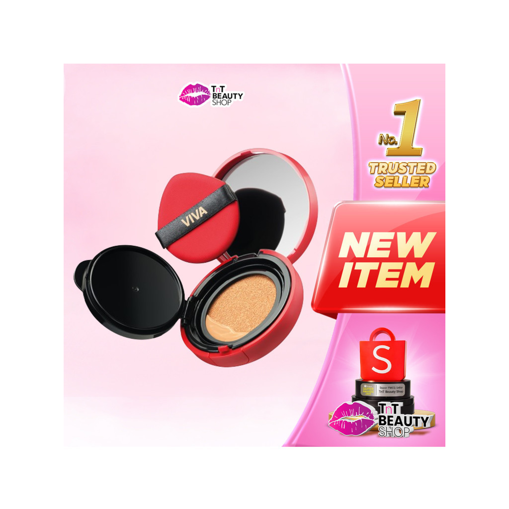 Viva Velvet Cushion Mengandung Hymagic-4D, 5x Natural Actives, dan SPF 50+ PA++++ | TnT Beauty