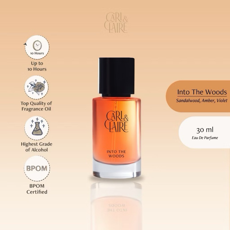 Carl & Claire Into the Woods EDP 30ml Parfum Original Garansi 30 Hari