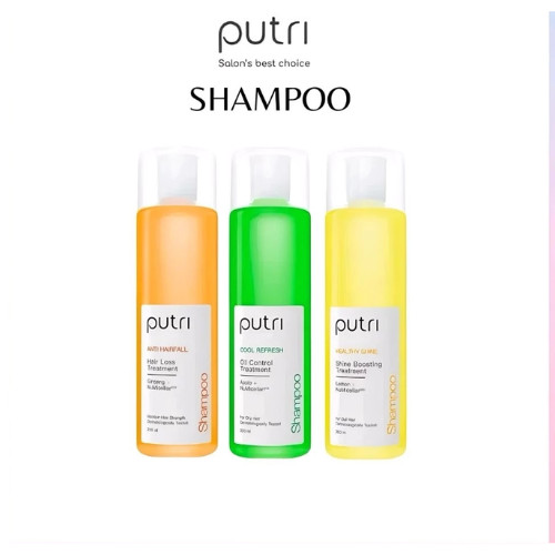 Putri Shampoo Anti Hairfall Ginseng / Cool Refresh / Healthy Shine 200ml