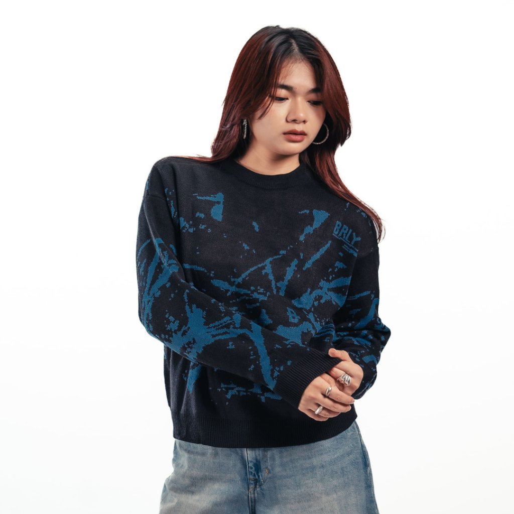 Jual Barley Division Classic Black Knitwear - Sweater Rajut Unisex | Shopee Indonesia