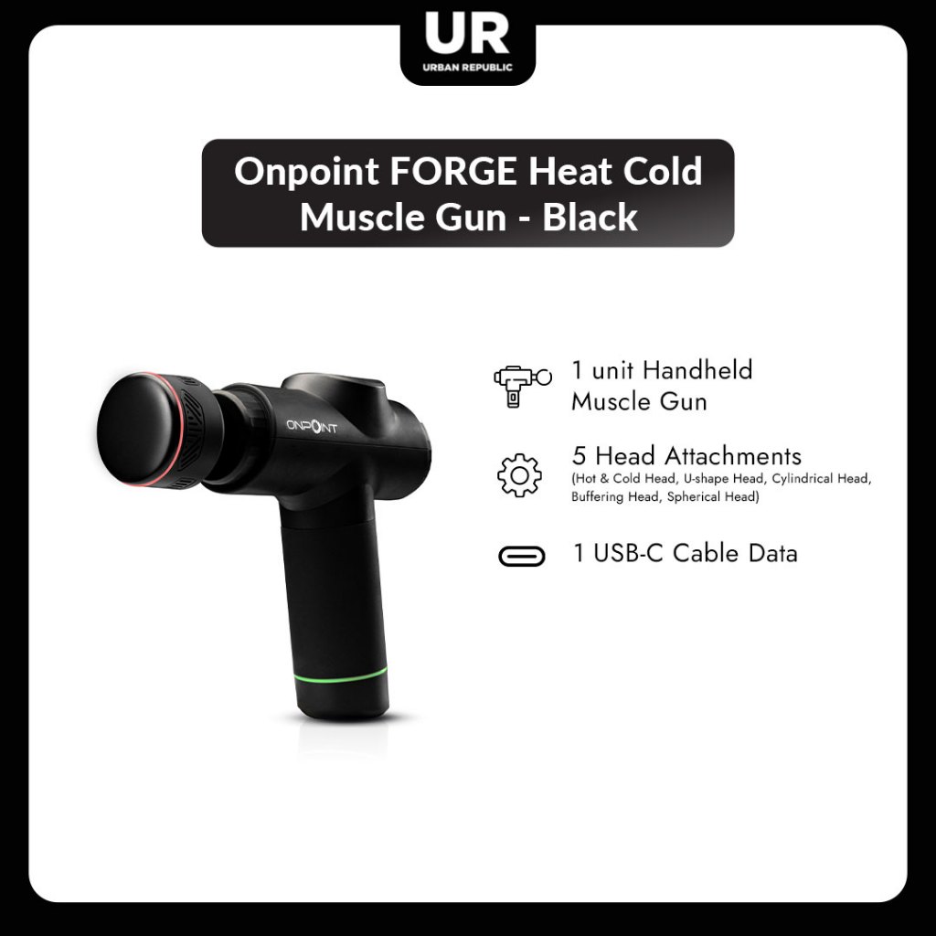 Onpoint FORGE Heat Cold Muscle Gun - Black
