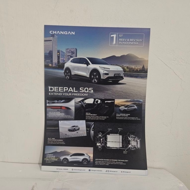 Jual brosur katalog mobil changan deepal s05 2026 flyer | Shopee Indonesia