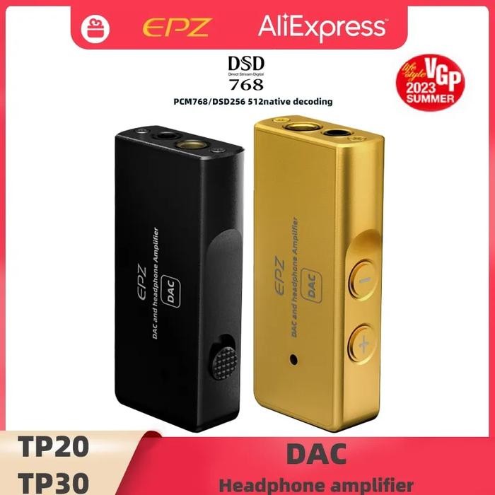 Jual EPZ TP20 TP30 Portable MQA USB DAC Audio Headphone Amplifier / Dongle | Shopee Indonesia