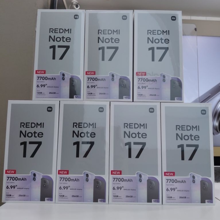 XIAOMI REDMI NOTE 17 6/256 | 6/128 | GARANSI RESMI | READY STOK