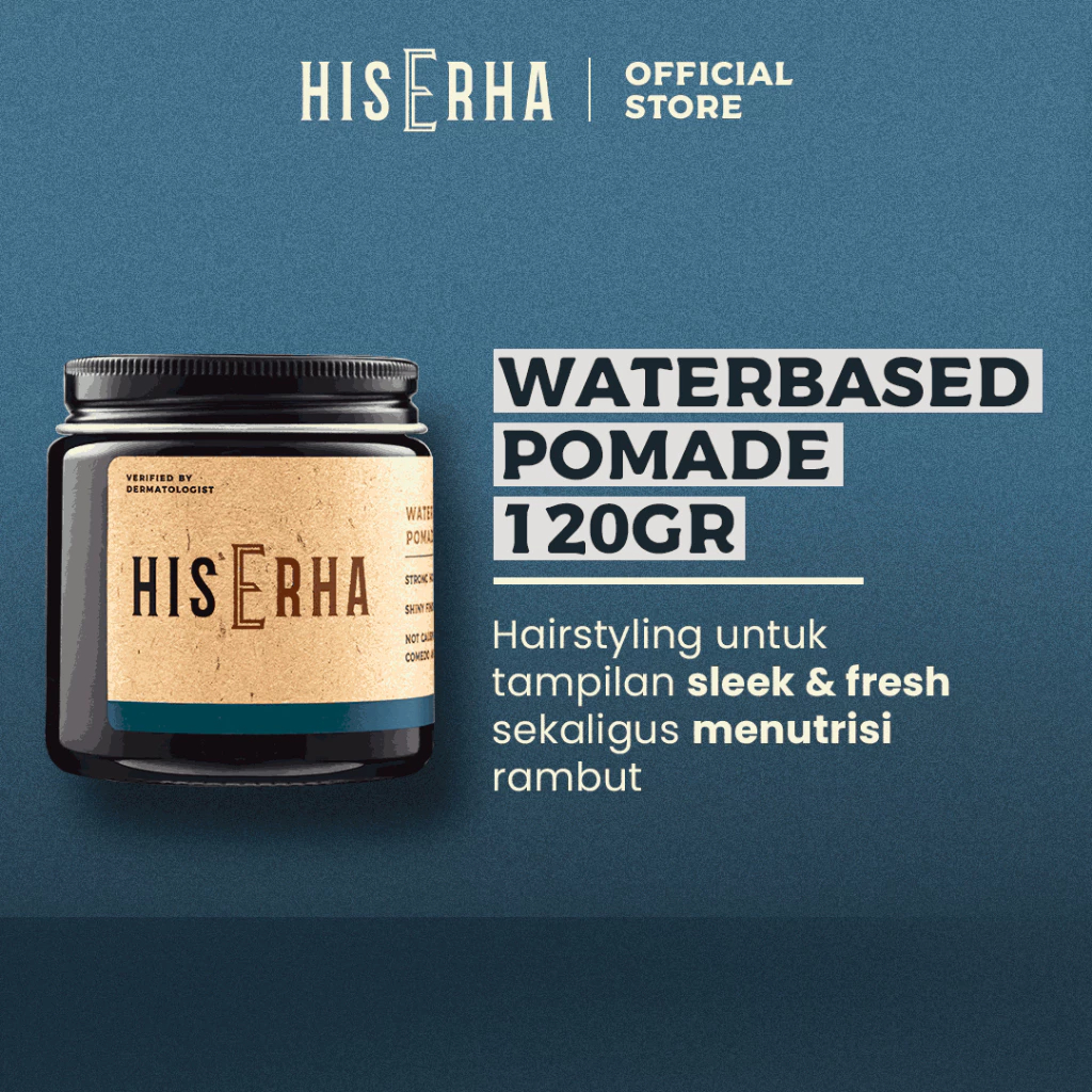[HADIAH] - HIS ERHA Waterbased Pomade 120g
