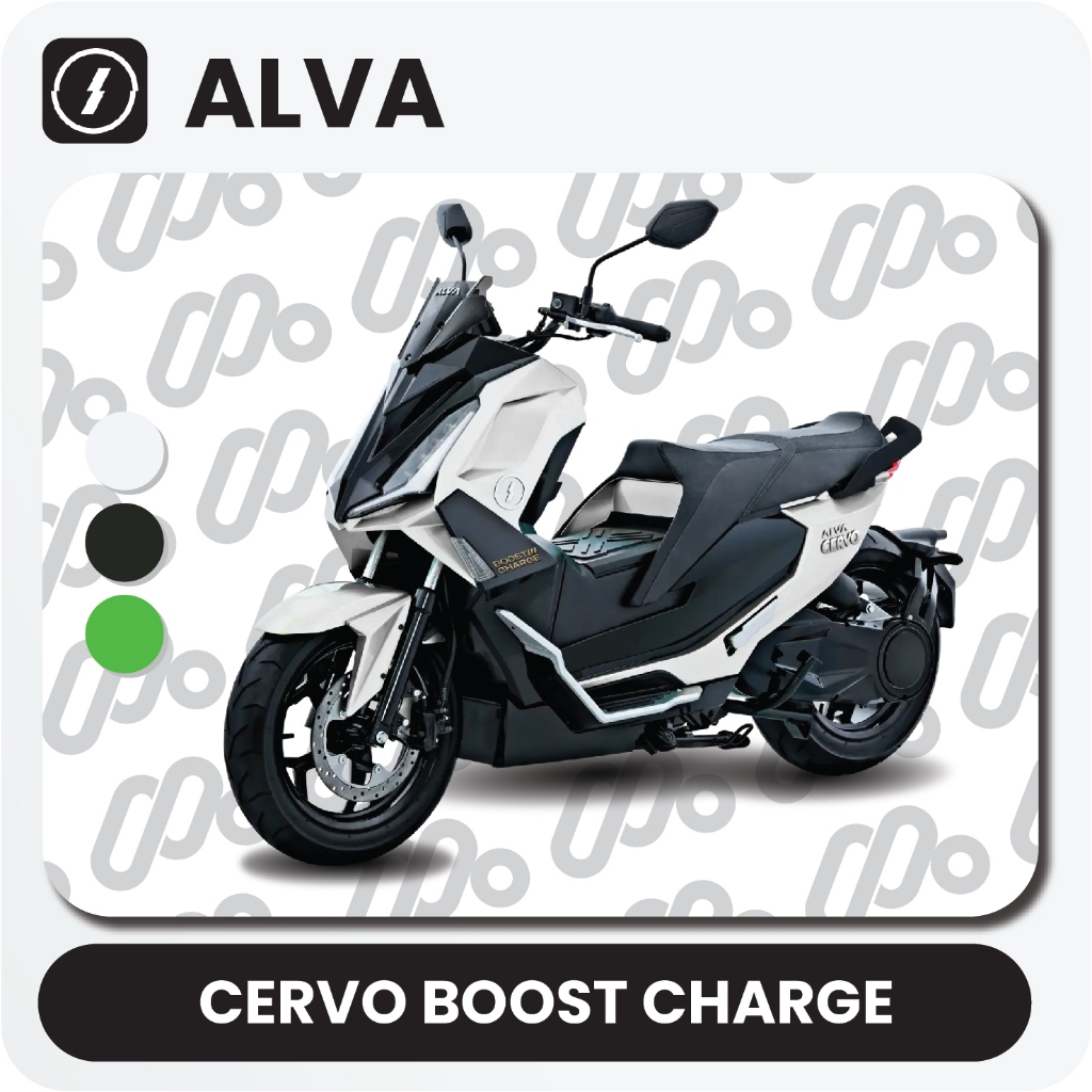Jual ALVA CERVO BOOST CHARGE Motor Listrik 2 Batteries | Shopee Indonesia